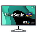 【中古】（非常に良い）ViewSonic 23.8インチモニター/1920x1080/SuperClear AH-IPS/超薄型設計/HDMI/DisplayPort/VX2476-smhd