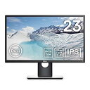 【中古】Dell モニター 23インチ 超広視野角&スリムベゼル/フルHD/フリッカーフリー/ブルーライト軽減/DP,HDMI,D-Sub/高さ調整 回転/プレ...