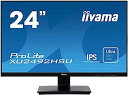 yÁziɗǂjiiyama j^[ fBXvC XU2492HSU-B1 (23.8C`/tHD/IPS/t[X/DisplayPort,HDMI,D-sub/3N)