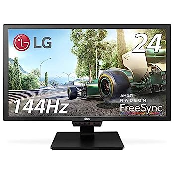 【中古】LG ゲーミング モニター ディスプレイ 24GM79G-B 24インチ/フルHD/TN非光沢/144Hz/1ms(MBR)/DisplayPort×1・HDMI×2