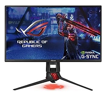 【中古】ASUS ゲーミングモニター 24.5インチ ROG STRIX XG258Q(1ms/240Hz/HDMI×2/DP/スリムベゼル/G-SYNC 対応/FreeSync対応/昇降ピボット/VESA)