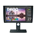 【中古】（非常に良い）BenQ カラーマネージメントモニター ディスプレイ SW271 27インチ/4K UHD/HDR対応/IPS/DP,HDMI,USB Type C搭載/遮光フード付/AdobeRGB/写真編集