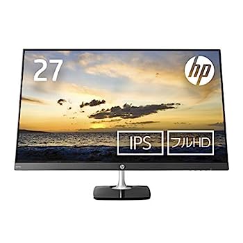 【中古】HP モニター 27インチ ディスプレイ フルHD 解像度1920x1080 LED IPSパネル 高さ調節 角度調節 VESA/ダイレクトマウント対応 3年き N270h (型番