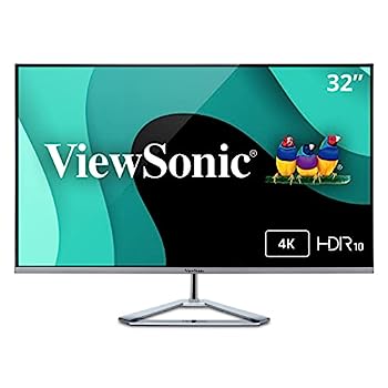 【中古】(非常に良い)ViewSonic VX3276-4K-MHD 32 Inch Frameless 4K UHD Monitor with HDR10 HDMI and DisplayPort for Home and Office,Gray 【中古】(非常に良い)ViewSonic VX3276-4K-MHD 32 Inch Frameless 4K UHD Monitor with HDR10 HDMI and DisplayPort for Home and Office,Gray