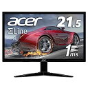【中古】Acer ゲーミングモニター SigmaLine KG221QAbmix 21.5インチ TN 非光沢 フルHD 1ms(GTG) 75Hz FreeS...
