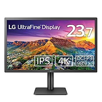 【中古】（非常に良い）LG モニター ディスプレイ 24MD4KL-B 23.7インチ / UltraFine 4K(3840×2160) / IPS非光沢/DCI-P3 98% / Thunderbolt? 3 / 3年安心・無輝点