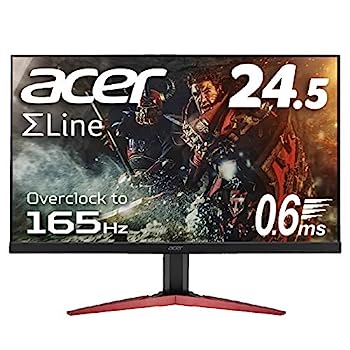 【中古】(非常に良い)Acer ゲーミングモニター SigmaLine 24.5インチ KG251QJbmidpx 0.6ms(GTG) 165Hz TN フルHD FreeSync フレームレス HDMI スピーカー内蔵 ブルー 【中古】(非常に良い)Acer ゲーミングモニター SigmaLine 24.5インチ KG251QJbmidpx 0.6ms(GTG) 165Hz TN フルHD FreeSync フレームレス HDMI スピーカー内蔵 ブルー