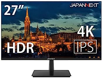 【中古】(非常に良い)JAPANNEXT JN-IPS2704UHDR 4KHDR対応 27インチ液晶ディスプレイ Radeon freesync PCモニター