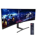 【中古】(非常に良い)Viotek SUW49DA 49インチ スーパーウルトラワイドモニター | 1440p 120Hz 3ms 1800R | 5120x1...