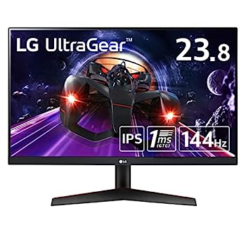 【中古】（非常に良い）LG フレームレス ゲーミングモニター UltraGear 24GN600-B 23.8インチ/フルHD/IPS/144Hz/1ms(GtoG)/FreeSync Premium/HDR/HDMI×2,DP/3年安心・...