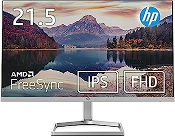 【中古】(非常に良い)HP モニター M22f 21.5インチ フルHD 薄型 非光沢 IPSパネル スリムベゼル 背面ブラック 3年(型番:2E2Y3AA-AAAA)