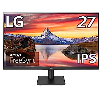 【中古】（非常に良い）LG フレームレス モニター ディスプレイ 27MP400-B 27インチ/フルHD/IPS非光沢/HDMI,D-Sub/FreeSync/75Hz/フリッカーセーフ、ブルーライト低減機 1