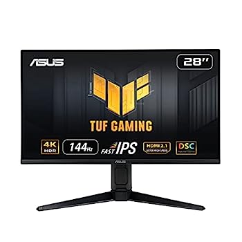 【中古】ASUS ゲーミングモニター TUF Gaming VG28UQL1A 28インチ/4K/144Hz/HDMI 2.1,DP/IPS/1ms/ PS5/ファイナルファンタジーXIV推奨モニター/