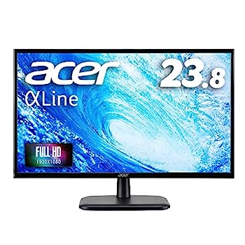 【中古】（非常に良い）Acer モニター EK240YCbi 23.8インチ VA 非光沢 フルHD 5ms(GTG)75Hz HDMI AMD FreeSync 広い視野角178° フリッカーレス ブルーライト軽減