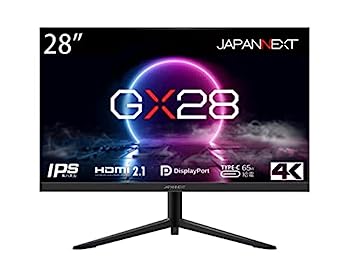 【中古】(非常に良い)JAPANNEXT 「GX28」28型HDMI2.1 4K(3840 x 2160) 144Hz 液晶モニター JN-280IPS144UHDR-C65W USB-C