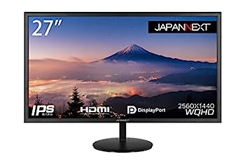 （非常に良い）JAPANNEXT 27インチ WQHD(2560 x 1440) 液晶モニター JN-IPS271WQHD HDMI DP