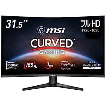 ����šۡ������ɤ���MSI Optix G321C �Ѷ�Ψ1000R�����ߥ󥰥�˥��� VA�Ѷʥѥͥ� �����٥��� �⤤���Ƹ��� �ե�HD/31.5�����/...