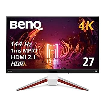 ベンキュージャパン BenQ MOBIUZ EX2710U ゲーミングモニター(27インチ/4K/IPS/144Hz/PS5対応/2.1chスピーカー/マイク搭載/FreeSync Premium Pro