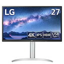 yÁziɗǂjLG j^[ fBXvC 27UP550N-W 27C`/4K/HDR/IPS/A`OA/USB Type-C,HDMI~2,DisplayPort/FreeSync/,s{bgΉ /3N