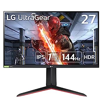 【中古】（非常に良い）LG ゲーミングモニター UltraGear 27GN60R-B 27インチ/フルHD/IPS/144Hz/1ms(GTG)/G-SYNC Compatible,FreeSync ..