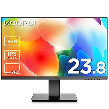 【中古】(非常に良い)KOORUI モニター 24インチ、ディスプレイ フルHD IPS 非光沢 デスクトップディスプレイ (75hz/5ms/HDMI VGA/VESA対応/アイケア/広い視野角178°/ 【中古】(非常に良い)KOORUI モニター 24インチ、ディスプレイ フルHD IPS 非光沢 デスクトップディスプレイ (75hz/5ms/HDMI VGA/VESA対応/アイケア/広い視野角178°/