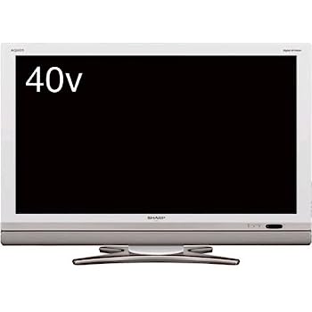 【中古】シャープ 40V型 液晶 テレビ AQUOS LC-40DS6-W フルハイビジョン 2009年モデル
