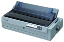 【中古】EPSON インパクトプリンター 24ピン 136桁 6枚複写(オリジナル+5枚) 英数360字/秒 NIC OP対応 連続紙トラクタ2基 スーパーマル...