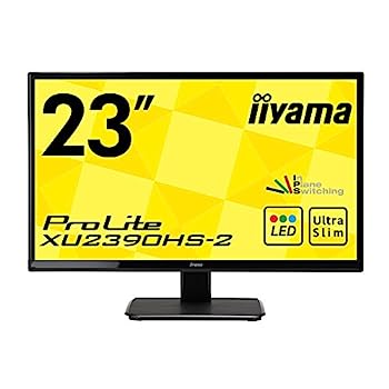 【中古】iiyama IPS モニター ディスプレイ XU2390HS-B2 23インチ/フルHD/スリムベゼル/HDMI端子付