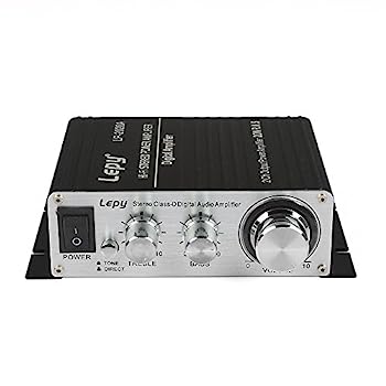 【中古】Lepy LP-2020A Class-D Hi-Fi デジタルアンプ 電源付き ブラック