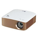 【中古】LG PH150G コンパクトポータブル LEDプロジェクター(寿命約30,000時間/HD/130lm/0.46kg/バッテリー内蔵)