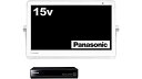 【中古】パナソニック 15V型 液晶 テレビ プライベート・ビエラ UN-15T7-W HDDレコーダー付 2017年モデル
