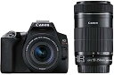 【中古】Canon デジタル一眼レフカメラ EOS Kiss X10 ダブルズームキット ブラック EOSKISSX10BK-WKIT(2)