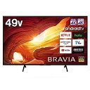 【中古】ソニー 49V型 4K 液晶 テレビ ブラビア KJ-49X8000H Android TV 6畳以上推奨 2020年モデル