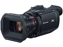 【中古】パナソニック 4K ビデオカメラ X1500 SDダブルスロット 光学24倍ズーム ブラック HC-X1500-K