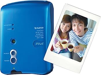 【中古】FUJIFILM デジタルモバイルプリンター Pivi MP-100PB ピーコックブルー