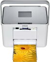 【中古】EPSON Colorio me コンパクトフォトプリンタ 3.6型TFTカラー液晶 高速赤外線通信標準搭載 Ice Silver E-530S