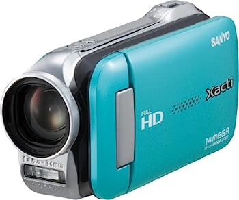 楽天IINEX【中古】（非常に良い）SANYO デジタルムービーカメラ Xacti GH1 ブルー DMX-GH1（L）