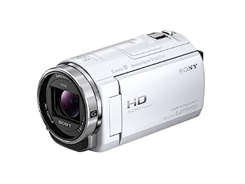 楽天IINEX【中古】（非常に良い）ソニー SONY ビデオカメラ Handycam CX535 内蔵メモリ32GB ホワイト HDR-CX535/W