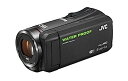 【中古】(非常に良い)JVC KENWOOD JVC ビデオカメラ EVERIO 防水 防塵 内蔵メモリー64GB ブラック GZ-RX500-B