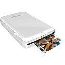 【中古】（非常に良い）スマホ対応プリンター 手持ちサイズ 充電式Polaroid ZIP Mobile Printer ホワイト POLMP01W 旅行 プレゼントにぴったり