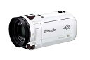 【中古】パナソニック 4K ビデオカメラ VX985M 64GB あとから補正 ホワイト HC-VX985M-W