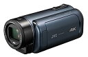 【中古】JVCKENWOOD JVC ビデオカメラ Everio R 4K撮影 防水 防塵 ディープオーシャンブルー GZ-RY980-A(2)