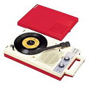 【中古】Denon ポータブルプレーヤー レッド GP-3-R