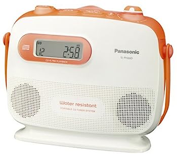 【中古】パナソニック ポータブルCDラジオ オレンジ SL-PH660-D