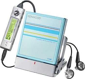 【中古】KENWOOD DMC-V33-L ポータブルMDプレイヤー ブルー