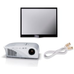 【中古】TAXAN LED光源エコプロジェクター 高級HDMIケーブル(2m)+20型スクリーンセット 限定モデル KG-PL011S-CP