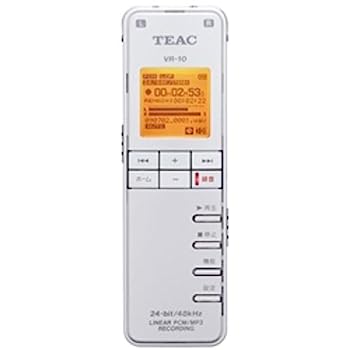 【中古】TEAC ICレコーダー 24bitリニアPCM対応 ホワイト VR-10W