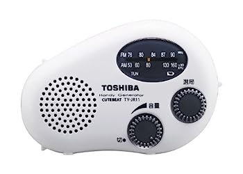 【中古】TOSHIBA 防水充電ラジオ CUTEBEAT TY-JR11(W)