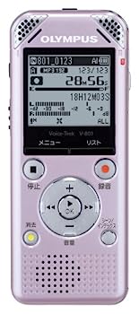 šOLYMPUS IC쥳 VoiceTrek 2GB MP3/WMA ƥ쥪Ͽ microSDб PNK ԥ V-801