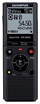 šOLYMPUS IC쥳 Voice-Trek VN-703PC ֥å 4GB+micro SDɥå VN-703PC